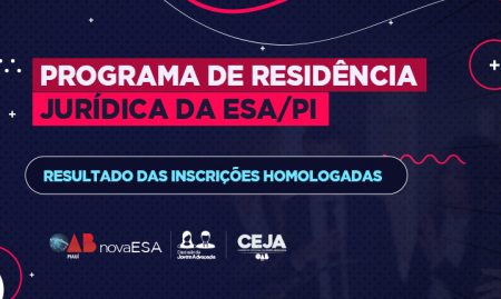ESA-PI divulga resultado final das inscrições homologadas no Programa de Residência Jurídica