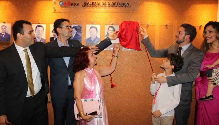 OAB Piauí e ESA Piauí entregam títulos honoríficos, medalha do mérito acadêmico e promovem ato de aposição de fotografia na galeria de ex-Diretores da ESA Piauí