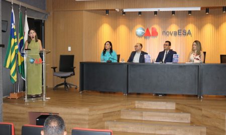 Solenidade de conclusão das turmas I e II da pós-graduação em Licitações da ESA-PI