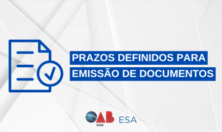 ESA-PI publica Portaria estabelecendo prazos para emissão de Declarações e Certidões