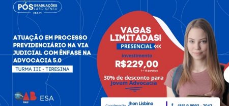 Atuação em Processo Previdenciário na Via Judicial com Ênfase na Advocacia 5.0 – Turma III