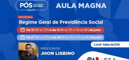 Aula Magna – Regime Geral de Previdência Social