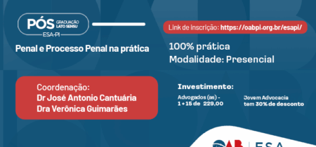 Pós-Graduação Lato Sensu em Direito Penal e Processo Penal na Prática