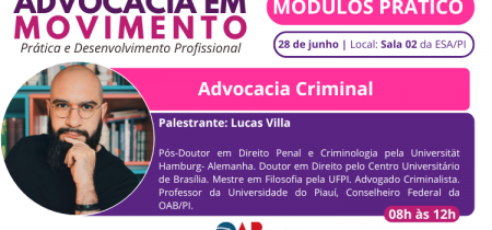 Advocacia em Movimento – Advocacia Criminal